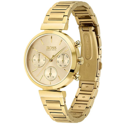 Original Hugo Boss Majesty Women's Watch - Full Gold Steel (1502532)