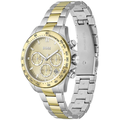 Original Hugo Boss Novia Women's Watch - Two-Tone Gold & Silver Steel (1502618)