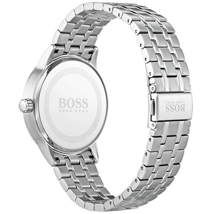Hugo Boss Officer 1513614 Silver-Tone Black Dial Men's Watch