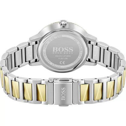 Original Hugo Boss Signature Women's Watch - Two-Tone & Crystal Bezel (1502568)