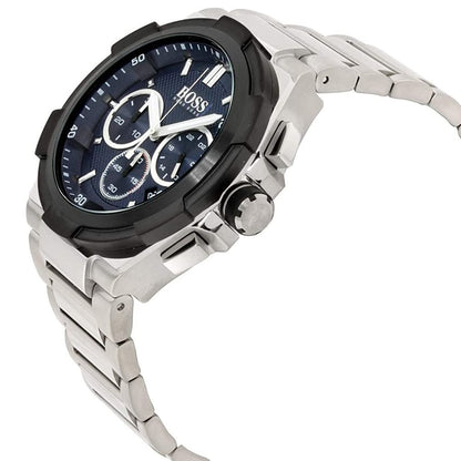Hugo Boss Supernova 1513360 Silver-Tone Blue Dial Chronograph Men's Watch