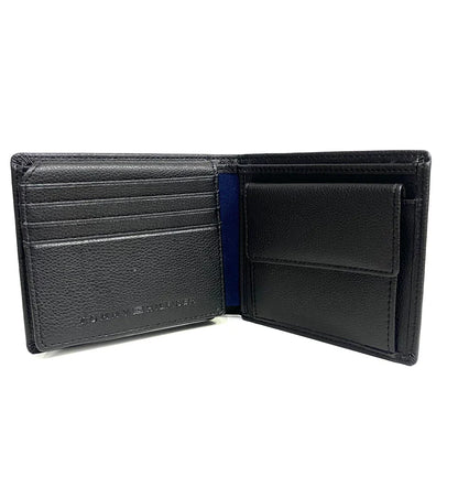 TH Black Leather Wallet For Men 36#