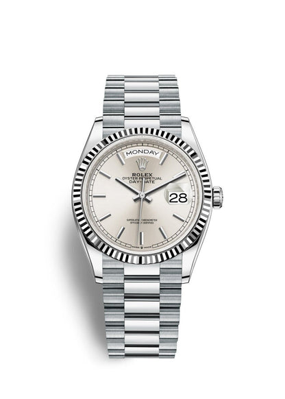 Rolex Day-Date Watch For Men - Off White Dial