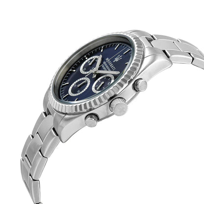 Maserati Competizione R8853100022 Silver Stainless Steel Blue Dial Watch
