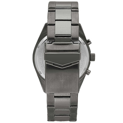 Maserati Competizione R8853100019 Gunmetal Grey Blue Dial Men's Watch