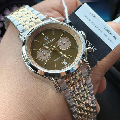 Maserati Legend R8873638003 Two-Tone Silver & Gold Chronograph Watch