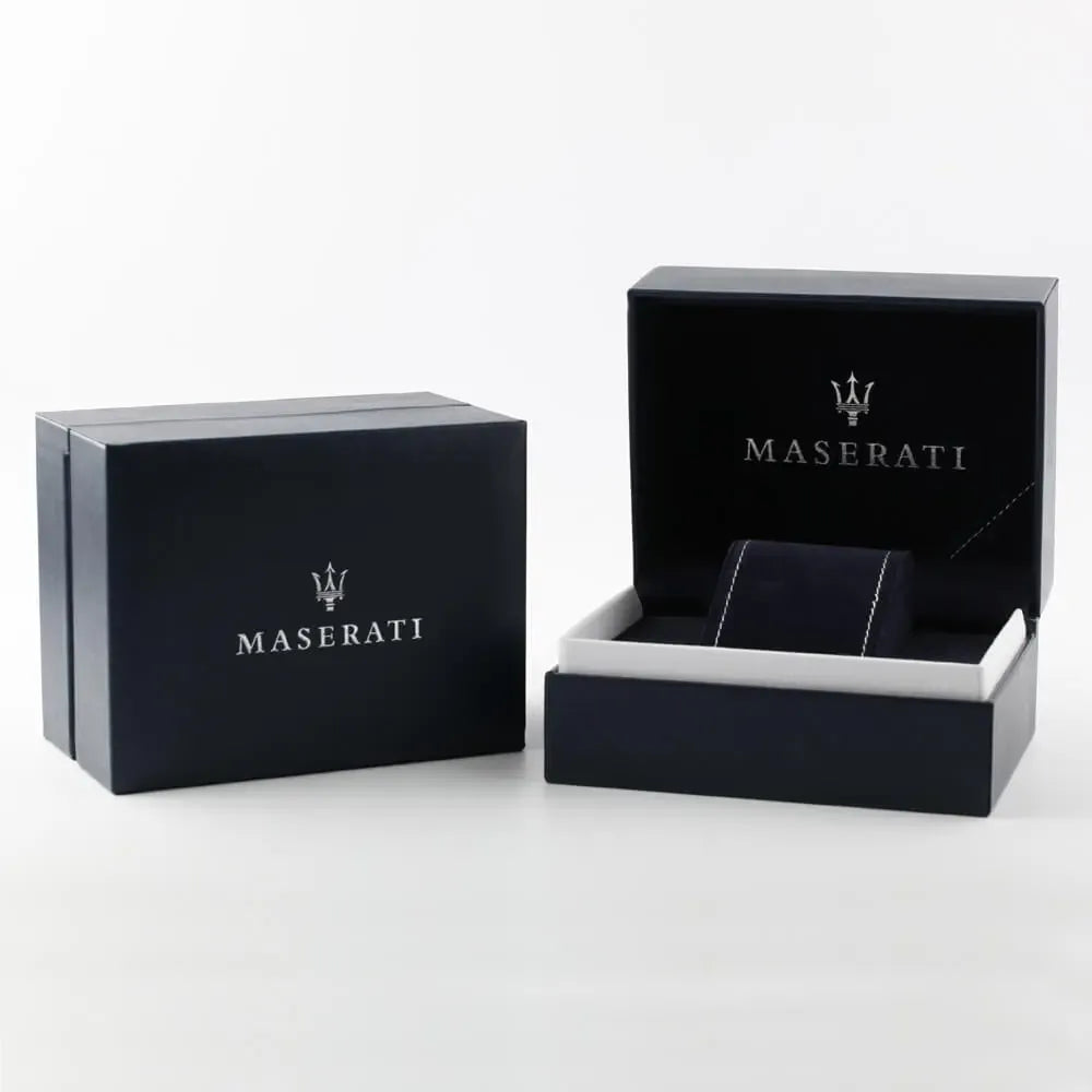 Maserati Sfida R8871640002 Men's Two-Tone Watch Black Rubber