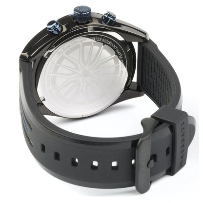Maserati Traguardo R8871612006 Men's Black Watch Blue Bezel
