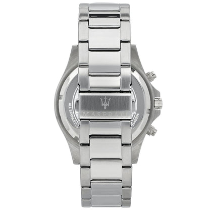 Maserati Sfida R8873640004 Silver Stainless Steel Black Dial Diver Style Watch