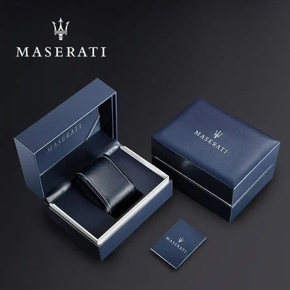 Maserati Sfida R8873640008 Gold Metal Blue Racing Dial Men's Watch