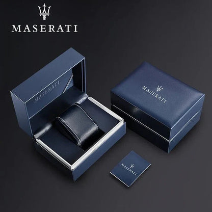Maserati Stile R8873642005 Full Black PVD Gold Tone Accents Watch
