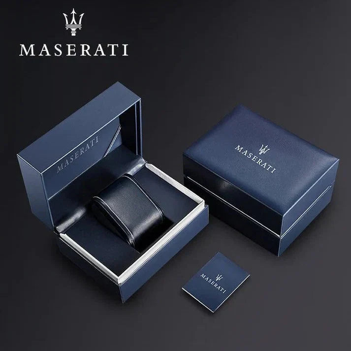 Maserati Successo R8873621017 Men's Silver Case Green Sunray Dial Watch