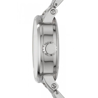 Fossil Original Boyfriend ME3067 Automatic Skeleton Silver Stainless Steel Watch