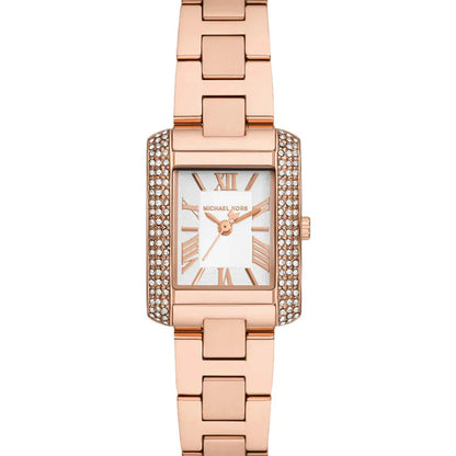 Michael Kors Emery MK7512 Rose Gold Rectangular Watch