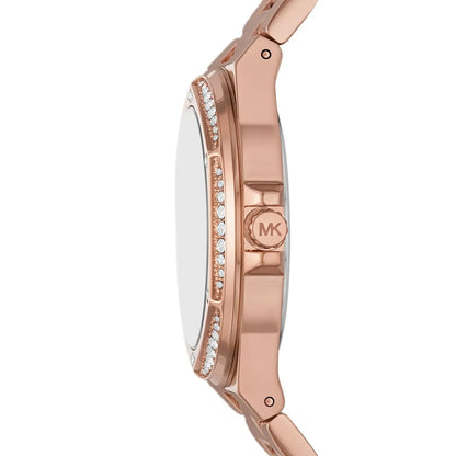 Michael Kors Lennox MK1063 Rose Gold MK Logo Watch
