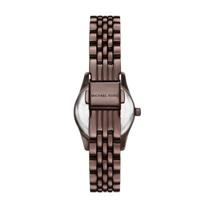 Michael Kors Lexington Mini MK4844 Chocolate Brown & Rose Gold Watch