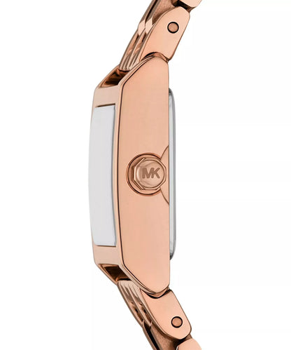 Michael Kors Georgie MK4932 Rose Gold-Tone Square Dial Ladies Watch