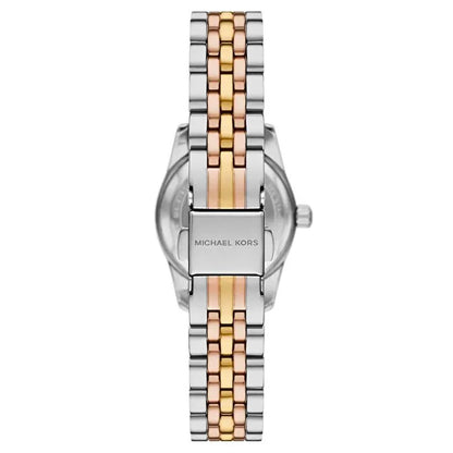Michael Kors Lexington MK4987 Two-Tone Silver & Rose Gold Crystal Watch