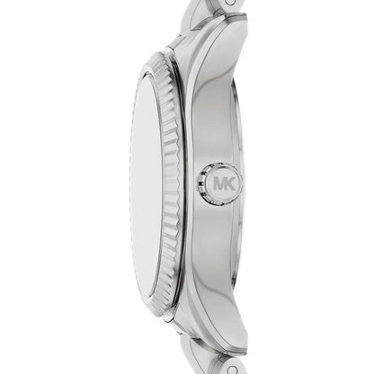 Michael Kors Petite Lexington MK7580 Silver Tone Brushed Green Dial Watch