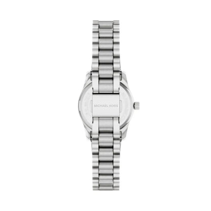 Michael Kors Petite Lexington MK7580 Silver Tone Brushed Green Dial Watch