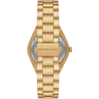 Michael Kors MK7391 Women’s White Dial Gold Stainless Steel Lennox Watch