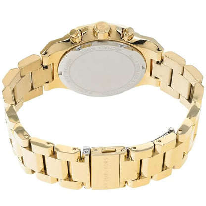 Michael Kors Raquel MK4690 Gold-Tone Chronograph Geometric Case Women's Watch