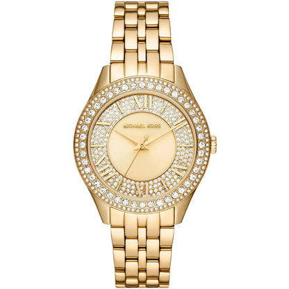 Michael Kors Harlowe MK4709 Gold-Tone Crystal Pave Women's Watch