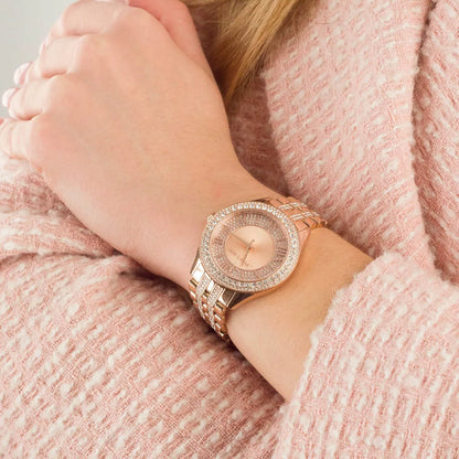 Michael Kors MK4710 Harlowe Women’s Rose Gold Crystal Dial Watch