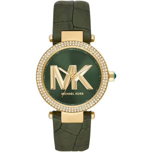 Michael Kors Women’s Watch – Model MK4724 | Parker Collection in Elegant Green Leather