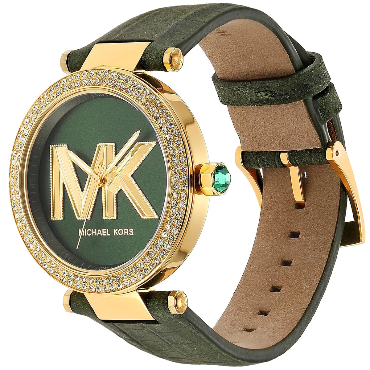 Michael Kors Women’s Watch – Model MK4724 | Parker Collection in Elegant Green Leather