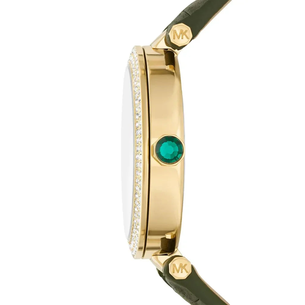 Michael Kors Women’s Watch – Model MK4724 | Parker Collection in Elegant Green Leather