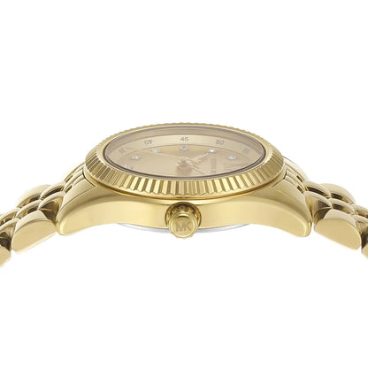 Michael Kors Lexington MK4741 Women’s Gold Dial Stainless Steel Watch