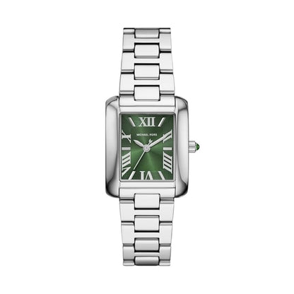 Michael Kors Emery MK4832 Green Dial Silver Stainless Steel Women's Watch