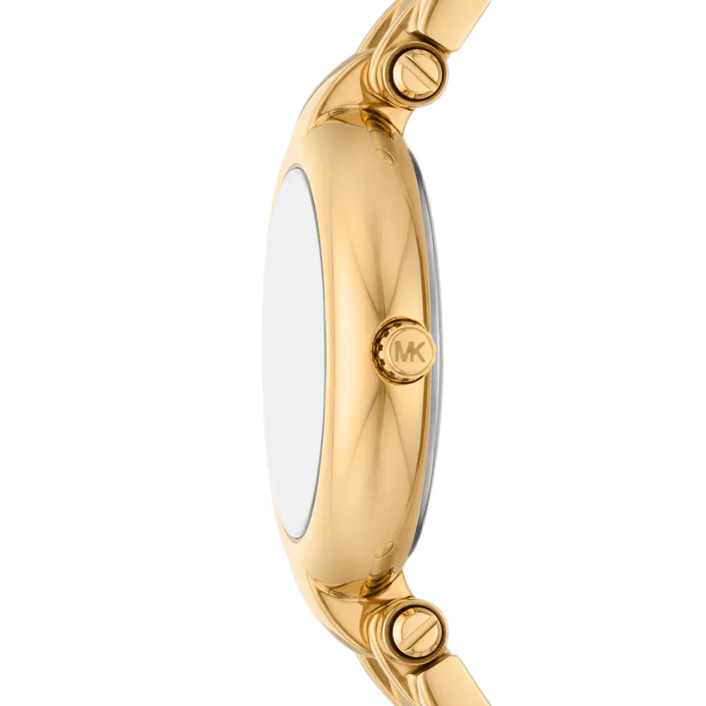 Michael Kors Lennox MK4892 Gold-Tone Green Mother of Pearl Women's Watch