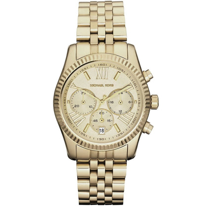 Michael Kors Lexington MK5556 Gold-Tone Chronograph Stainless Steel Women's Watch