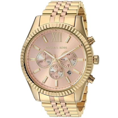 Michael Kors Lexington MK6473 Two-Tone Gold & Rose Gold Women's Watch