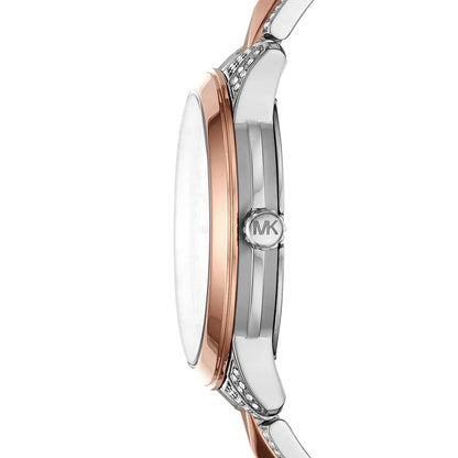 Michael Kors Runway Mercer MK6716 Two-Tone Full Pavé Crystal Women's Watch