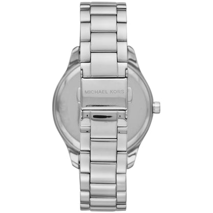 Michael Kors Layton MK6847 Light Blue Mother of Pearl Dial Silver Stainless Steel Women's Watch