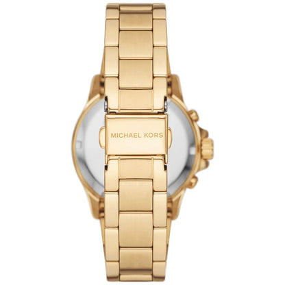 Michael Kors Everest MK7212 Gold-Tone Baguette Crystal Bezel Women's Watch