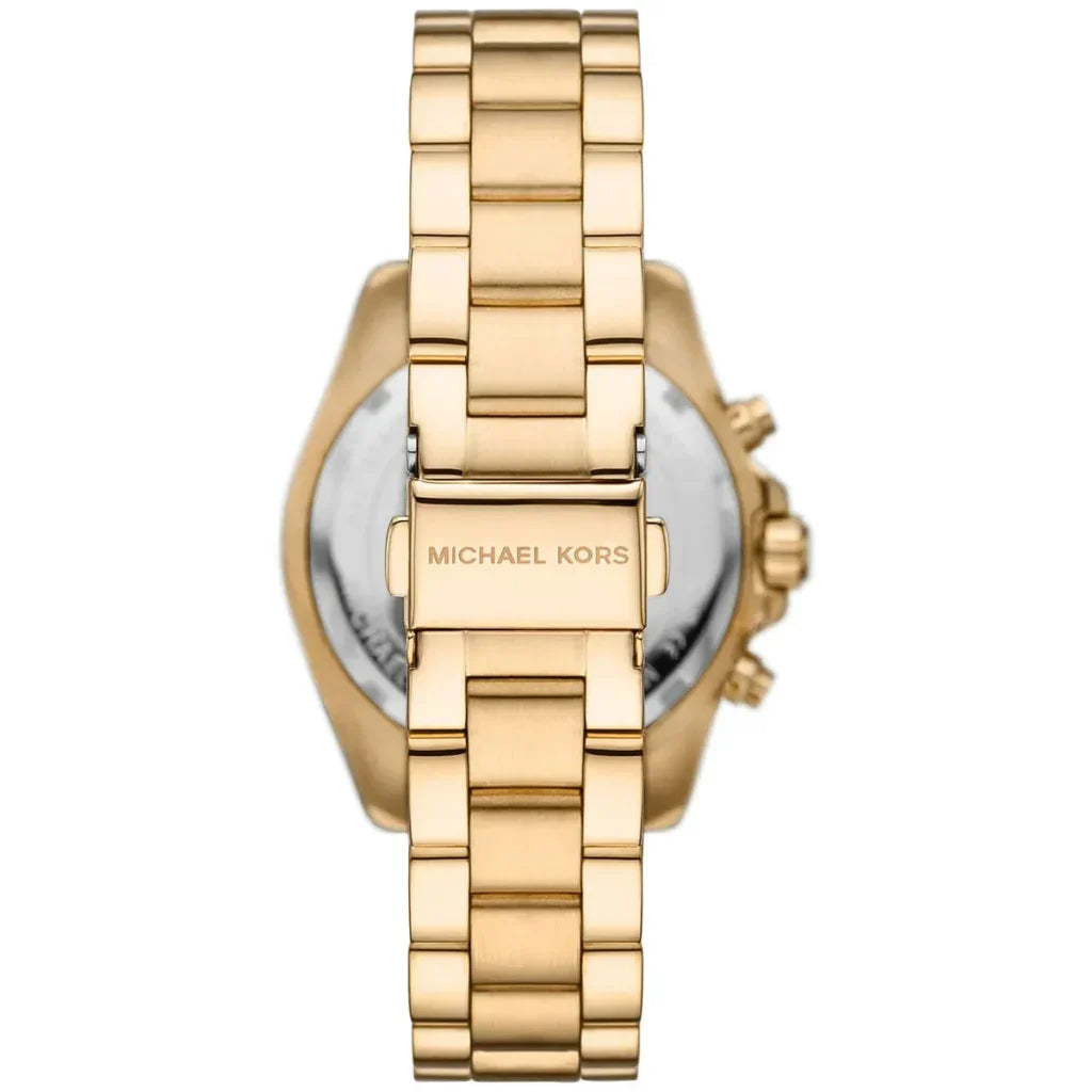 Michael Kors Bradshaw Women's Watch – Model MK7257 | Green Dial with Gold Stainless Steel Bracelet