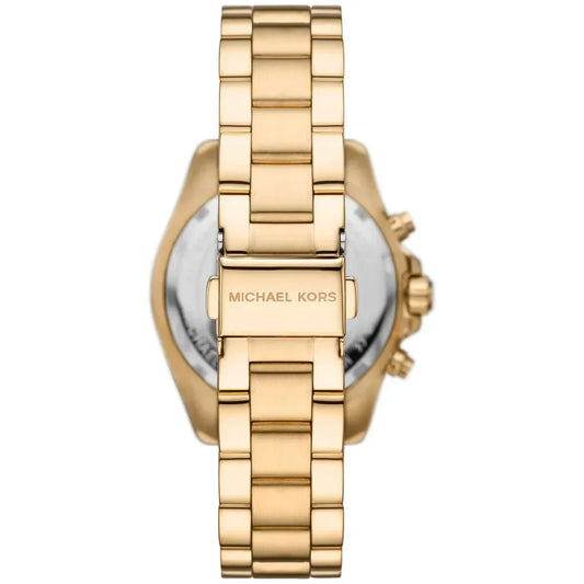 Michael Kors Bradshaw Women's Watch – Model MK7257 | Green Dial with Gold Stainless Steel Bracelet