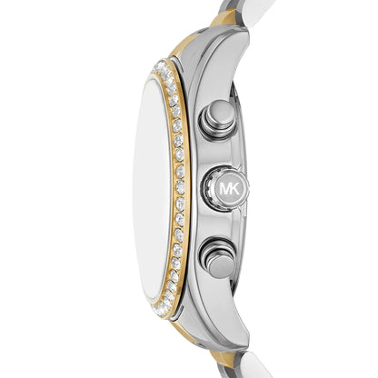 Michael Kors Lexington MK7303 Two-Tone Silver & Gold Green Dial Women's Watch