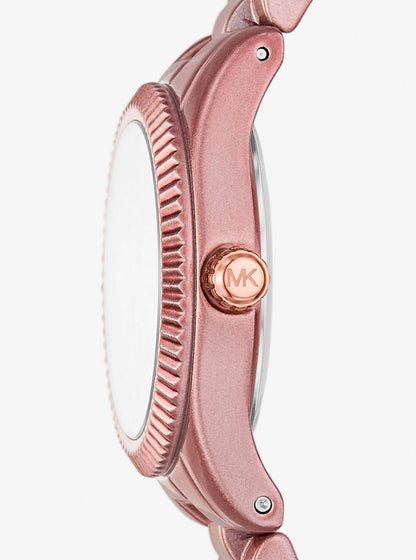 Michael Kors Petite Lexington MK7518LE Limited Edition Dusty Rose Stainless Steel Women's Watch