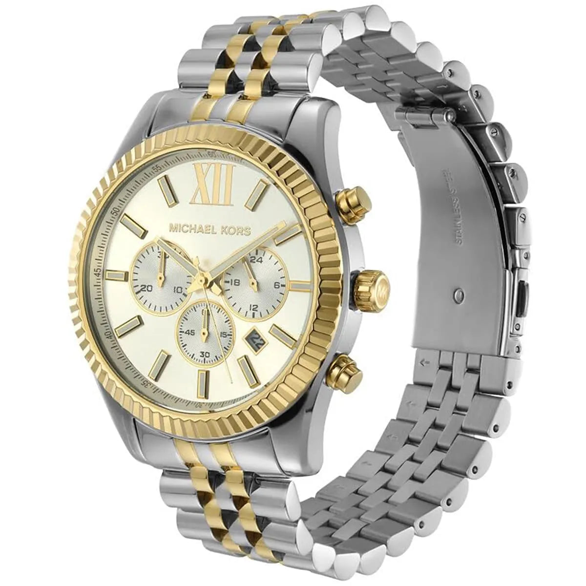 Michael Kors Lexington MK8344 Two-Tone Chronograph Watch