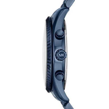 Michael Kors MK8480 Men’s Blue Dial Blue Stainless Steel Lexington Chronograph Watch