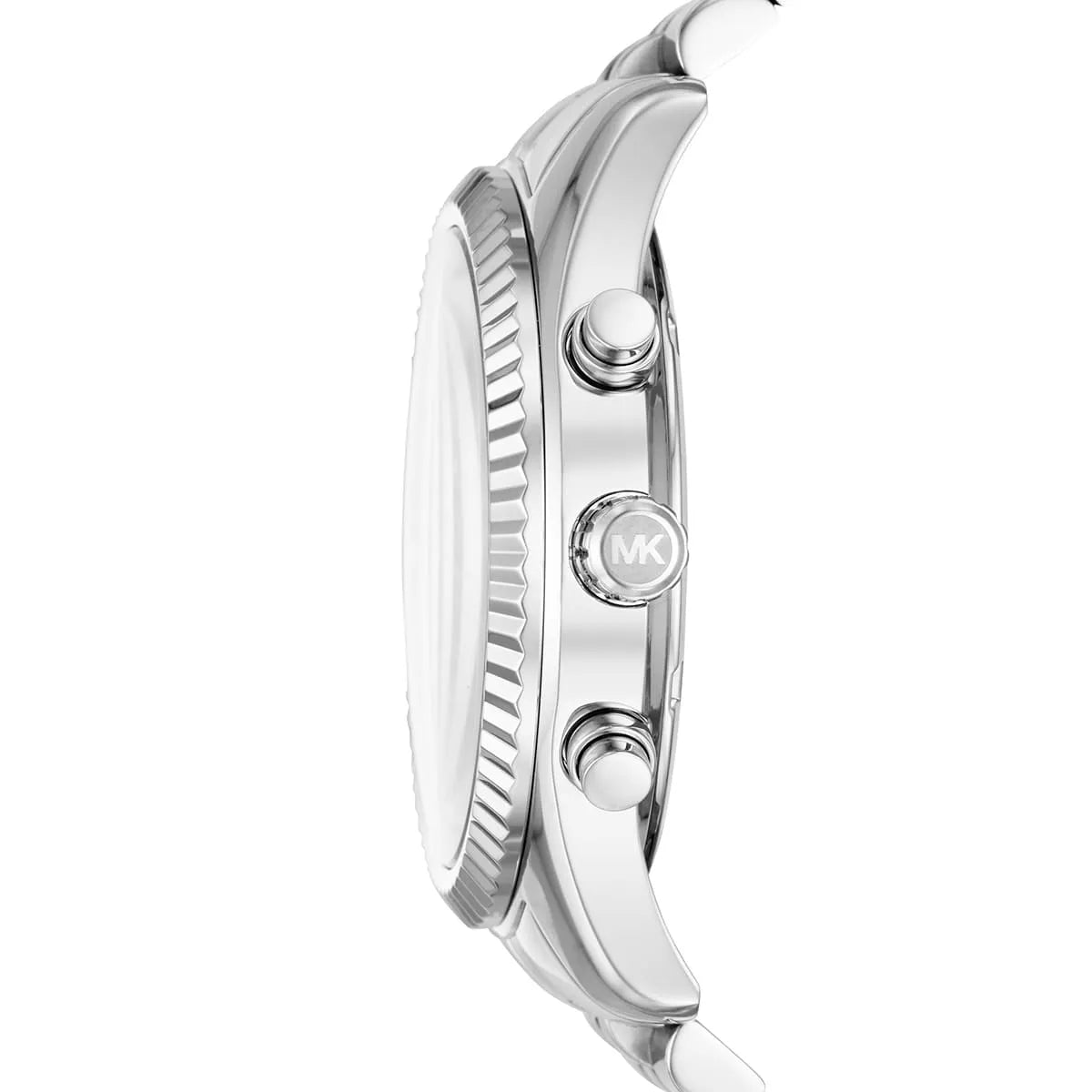 Michael Kors Lexington MK8602 Silver-Tone Black Dial Men's Watch