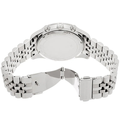 Michael Kors Lexington MK8602 Silver-Tone Black Dial Men's Watch