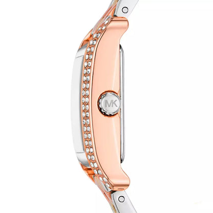 Michael Kors Emery MKo1146 White Dial Tri-Tone Stainless Steel Women's Watch