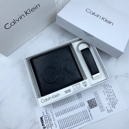 Calvin Klein Wallet & Keychain Set For Men #9