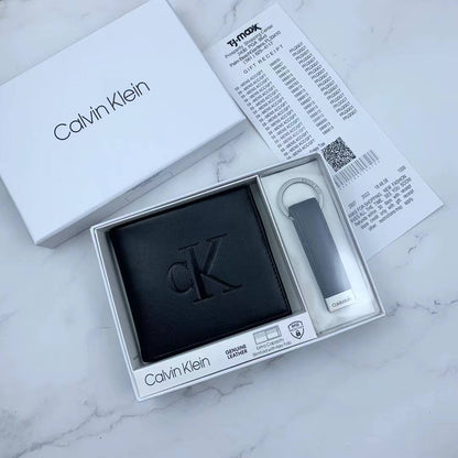 Calvin Klein Wallet & Keychain Set For Men #7